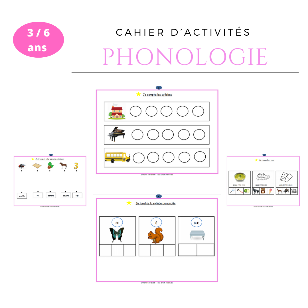 Phonologie - les syllabes et rimes