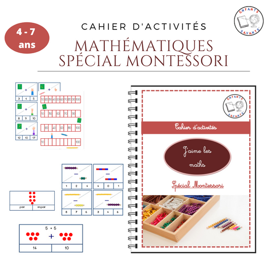 J'aime les maths - Spécial Montessori