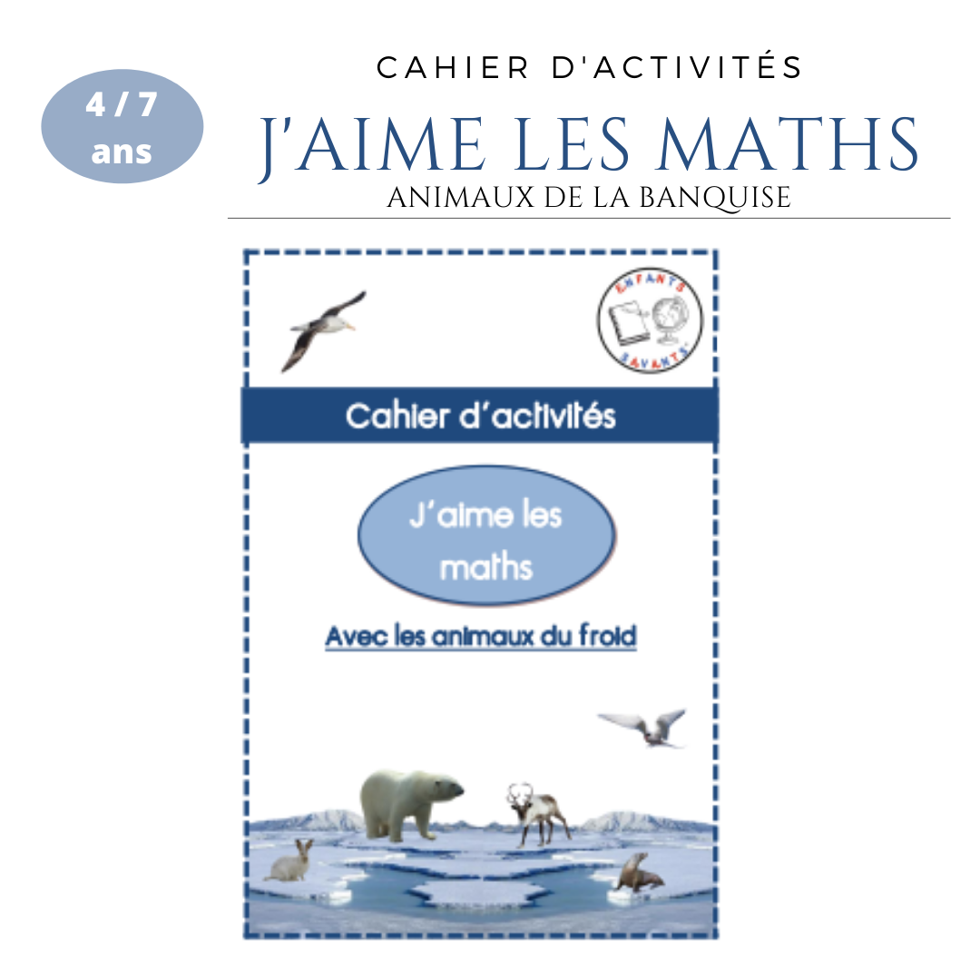 J'aime les maths - les animaux de la banquise