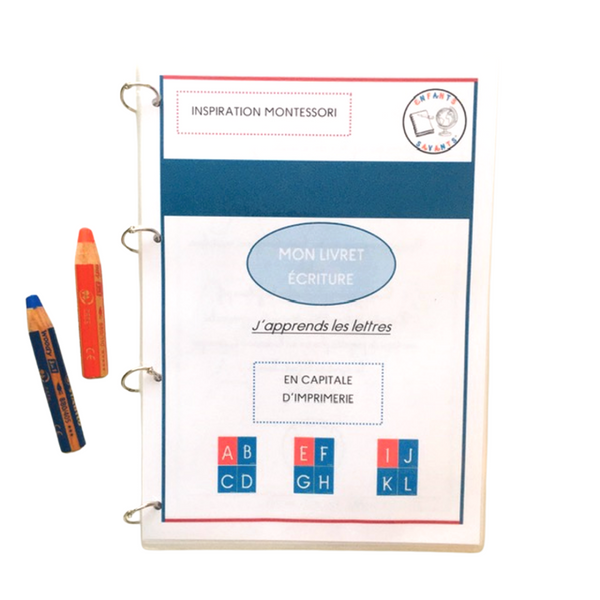 Écriture des lettres - capitale d'imprimerie