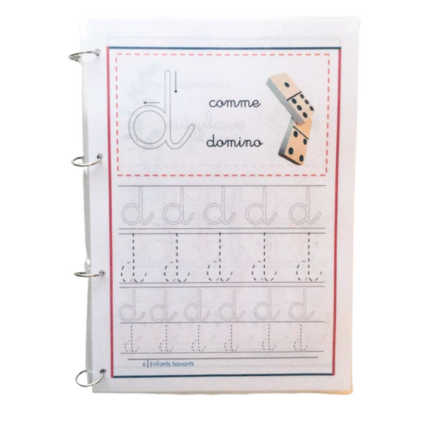 Écriture des lettres - cursives